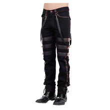 Load image into Gallery viewer, Men Gothic Pants Steampunk Vintage Cotton Gens Harem Pants - Alternative Gothic Dark Wear | Embrace Dark Aesthetic Men &amp; Women Gothic Clothing
