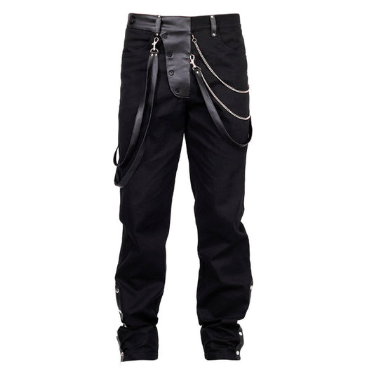 Men Steampunk Vintage Gens Trousers Gothic Pants Wedding Party Trousers - Alternative Gothic Dark Wear | Embrace Dark Aesthetic Men & Women Gothic Clothing