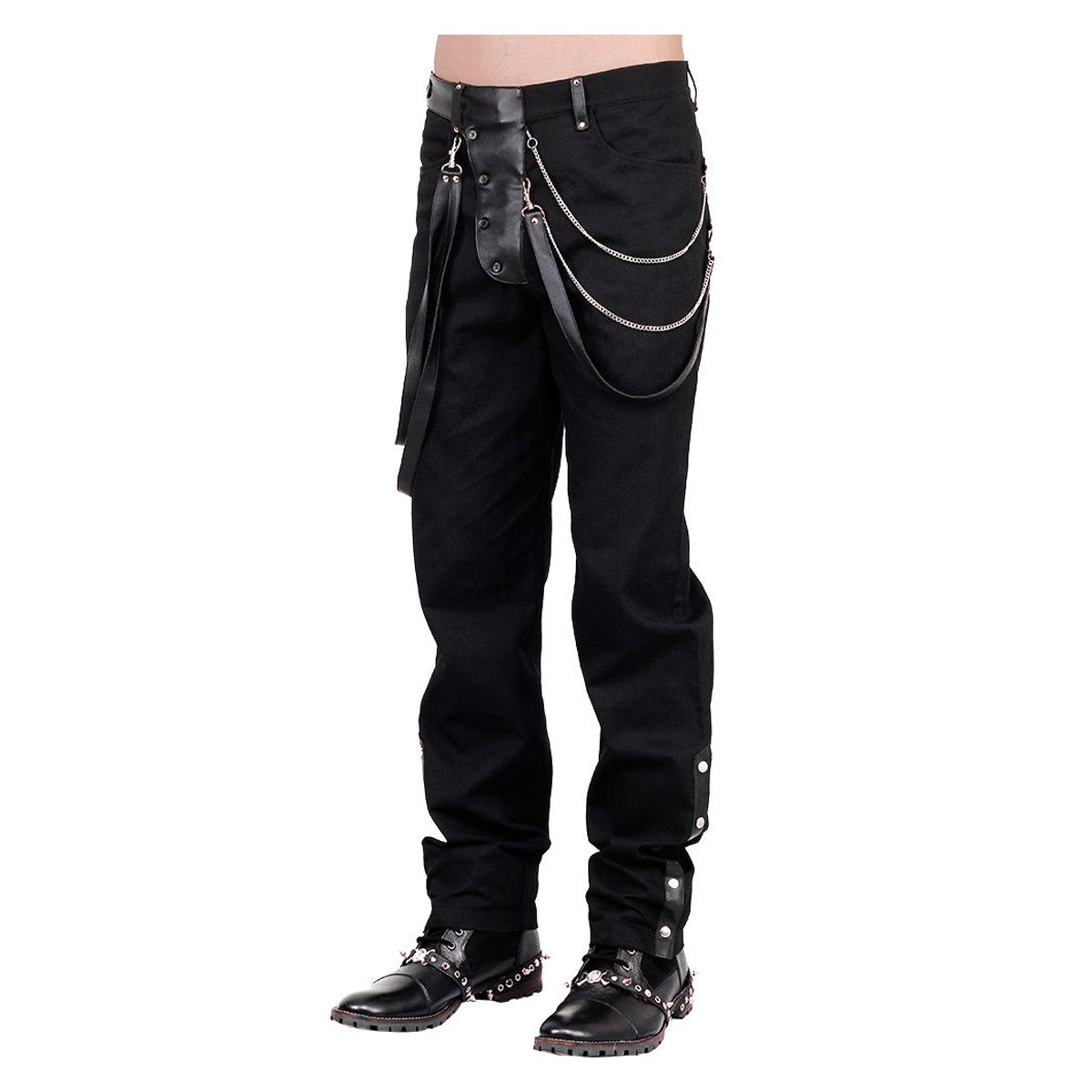 Men Steampunk Vintage Gens Trousers Gothic Pants Wedding Party Trousers - Alternative Gothic Dark Wear | Embrace Dark Aesthetic Men & Women Gothic Clothing