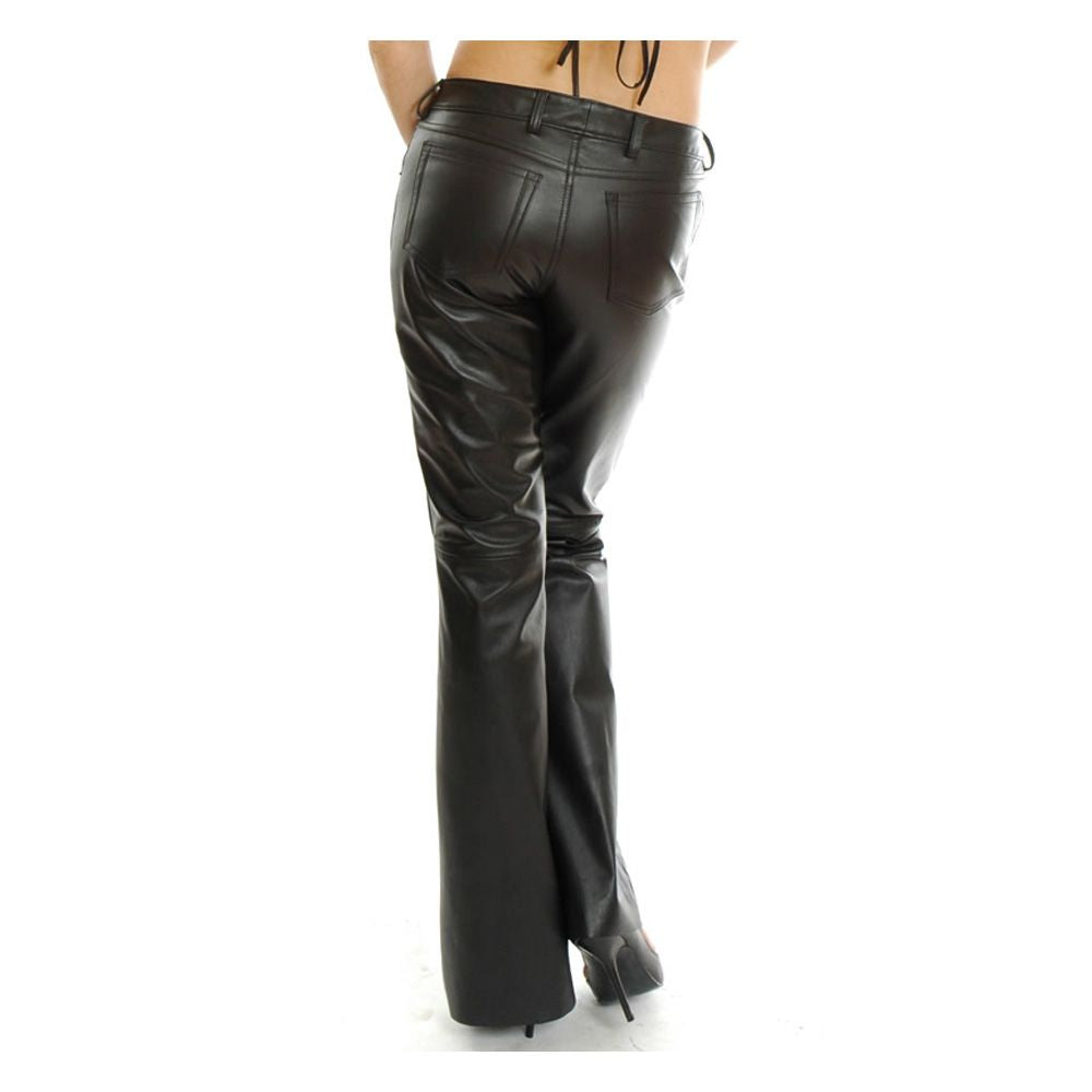 Women Fashion Leather Club Wear Pants - Alternative Gothic Dark Wear | Embrace Dark Aesthetic Men & Women Gothic Clothing