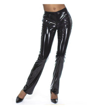 Load image into Gallery viewer, Women Gothic Fetish Low Rise Pants - Alternative Gothic Dark Wear | Embrace Dark Aesthetic Men &amp; Women Gothic Clothing
