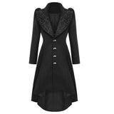 Women Gothic Dark In Love Lamentia Coat Women Long Coat Woolen-Feel Fabric Ladies Long Coat