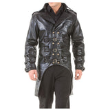 Post Apocalyptic Steampunk Jacket Gothic Costume Mens Trench Coat - Alternative Gothic Dark Wear | Embrace Dark Aesthetic Men & Women Gothic Clothing