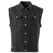 Men Rock Vest With Metal Buttons and Studs