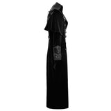 Handmade Gothic Steampunk Coat Halloween Cosplay Costume Victorian Long Coat