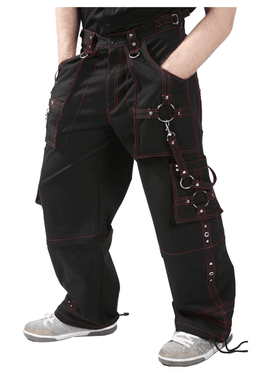 New Men Thread Bondage Transformer Pant Men Gothic Pant