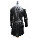 Men Gothic Leather Coat Steampunk Lambskin Goth Black Leather Jacket - Alternative Gothic Dark Wear | Embrace Dark Aesthetic Men & Women Gothic Clothing