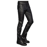 Men Gothic Pant Comfort Fit Pant Synthetic Leather Black PVC Pant Street Fashion Pant - Alternative Gothic Dark Wear | Embrace Dark Aesthetic Men & Women Gothic Clothing