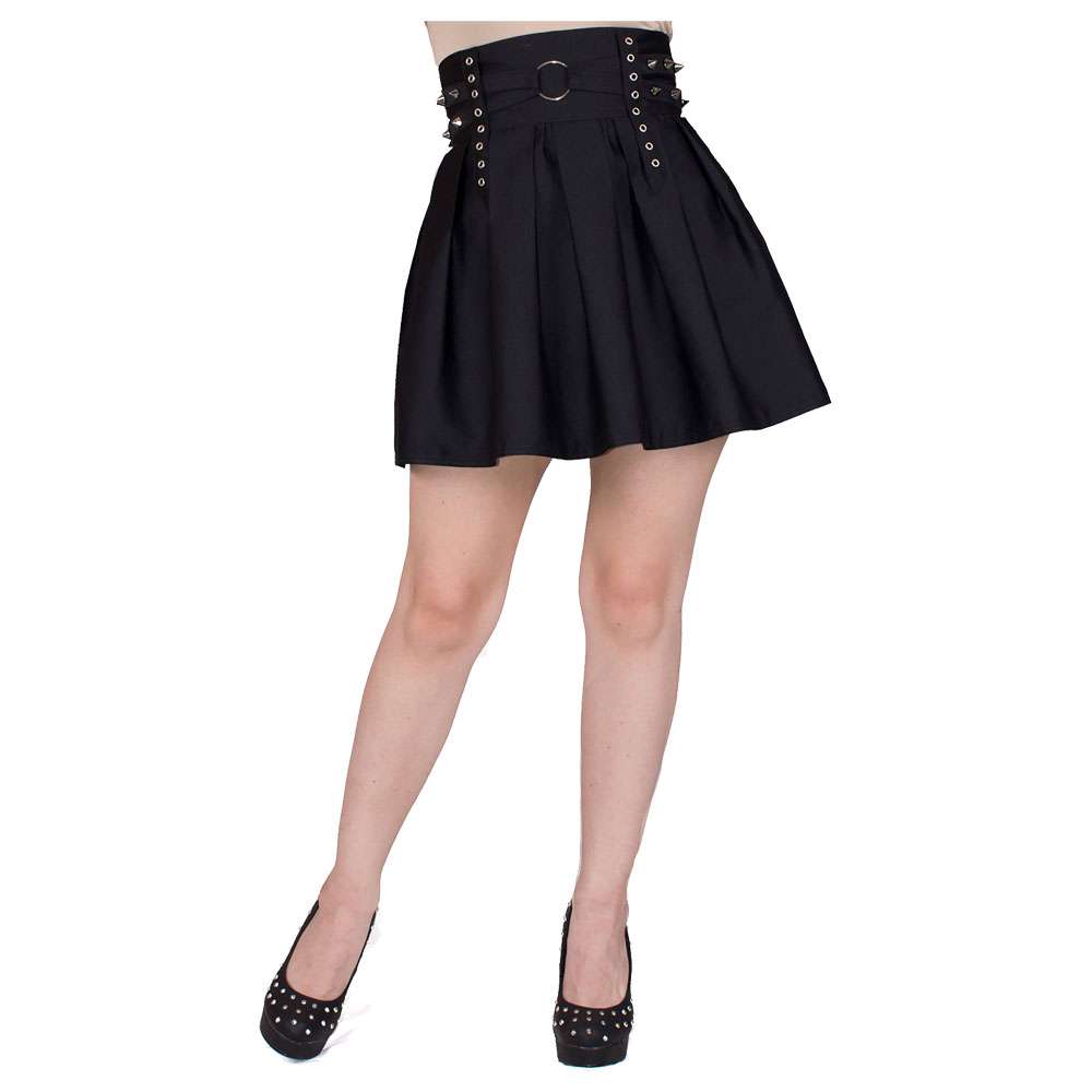 Women Gothic High Waisted Skirt Corset Design with Grunge and Goth Style Elements Shorts