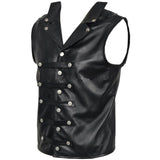 Men Leather Vest Steampunk Steel Boned Waistcoat Corset Gothic Victorian Vest - Alternative Gothic Dark Wear | Embrace Dark Aesthetic Men & Women Gothic Clothing