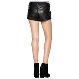 Women Gothic Leather Hot Pants Skirt New Fashion Short for Ladies