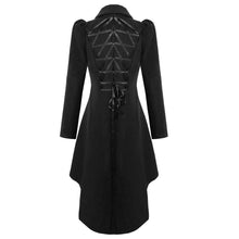 Load image into Gallery viewer, Women Gothic Dark In Love Lamentia Coat Women Long Coat Woolen-Feel Fabric Ladies Long Coat
