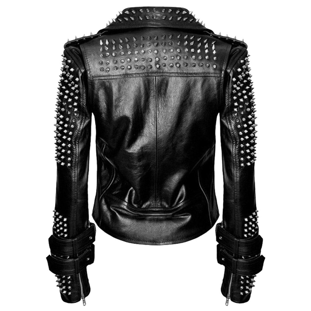 Women Kill Star Stylish Leather Jacket Edgy and Fashion Forward Outerwear