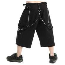 Load image into Gallery viewer, Men&#39;s Metal Short With Pyramids Gothic Men&#39;s Metal Summer Short
