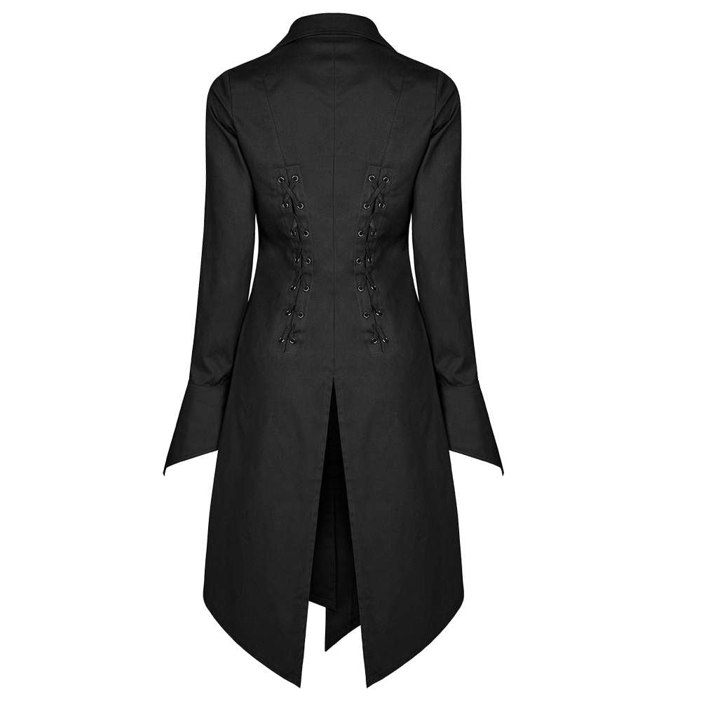 New Handmade Women Gothic Coat Ladies Punk Corporate Vampire Coat