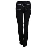 Women Vixxsin Skinny Elastic Goth Pants Stylish Gothic Trousers for Women