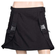 Load image into Gallery viewer, New Women Gothic Skirt Track Buckle Convertible Skirt Long Skirt
