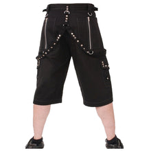 Load image into Gallery viewer, Men&#39;s Metal Short With Pyramids Gothic Men&#39;s Metal Summer Short
