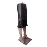 Women Gothic Fishtail Black Leather Skirt - Alternative Gothic Dark Wear | Embrace Dark Aesthetic Men & Women Gothic Clothing