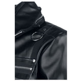 Men Arsen Black PU Leather Men Jacket