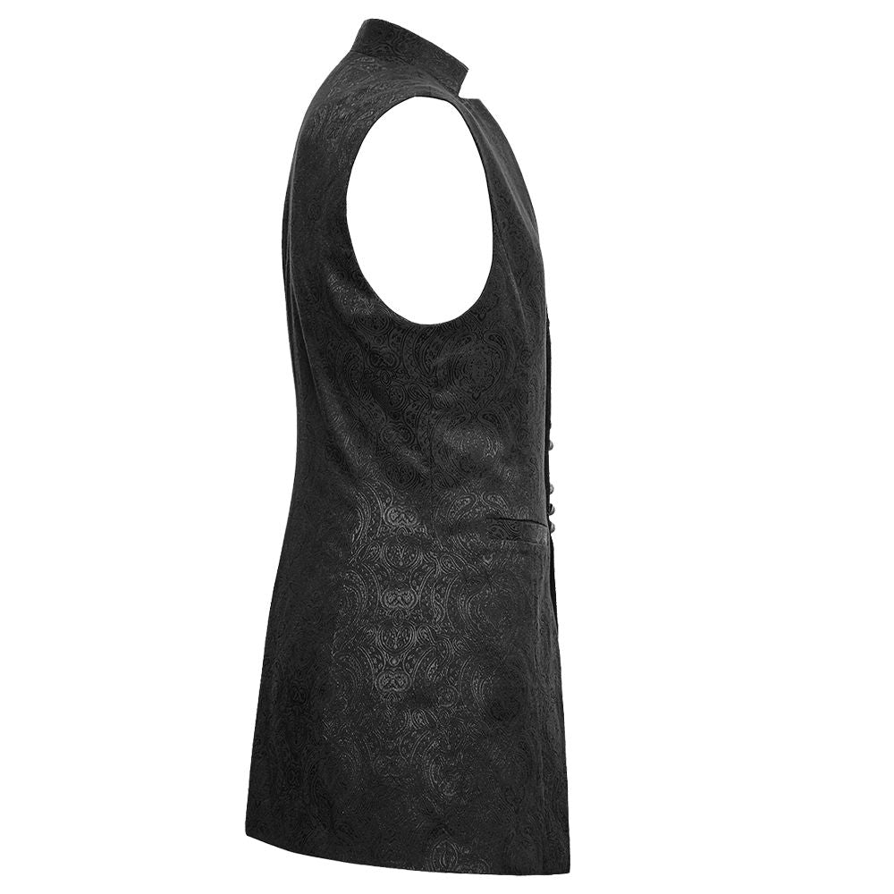 Artisan Mens Gothic Waistcoat Vest - Alternative Gothic Dark Wear | Embrace Dark Aesthetic Men & Women Gothic Clothing