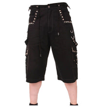 Load image into Gallery viewer, Men&#39;s Metal Short With Pyramids Gothic Men&#39;s Metal Summer Short
