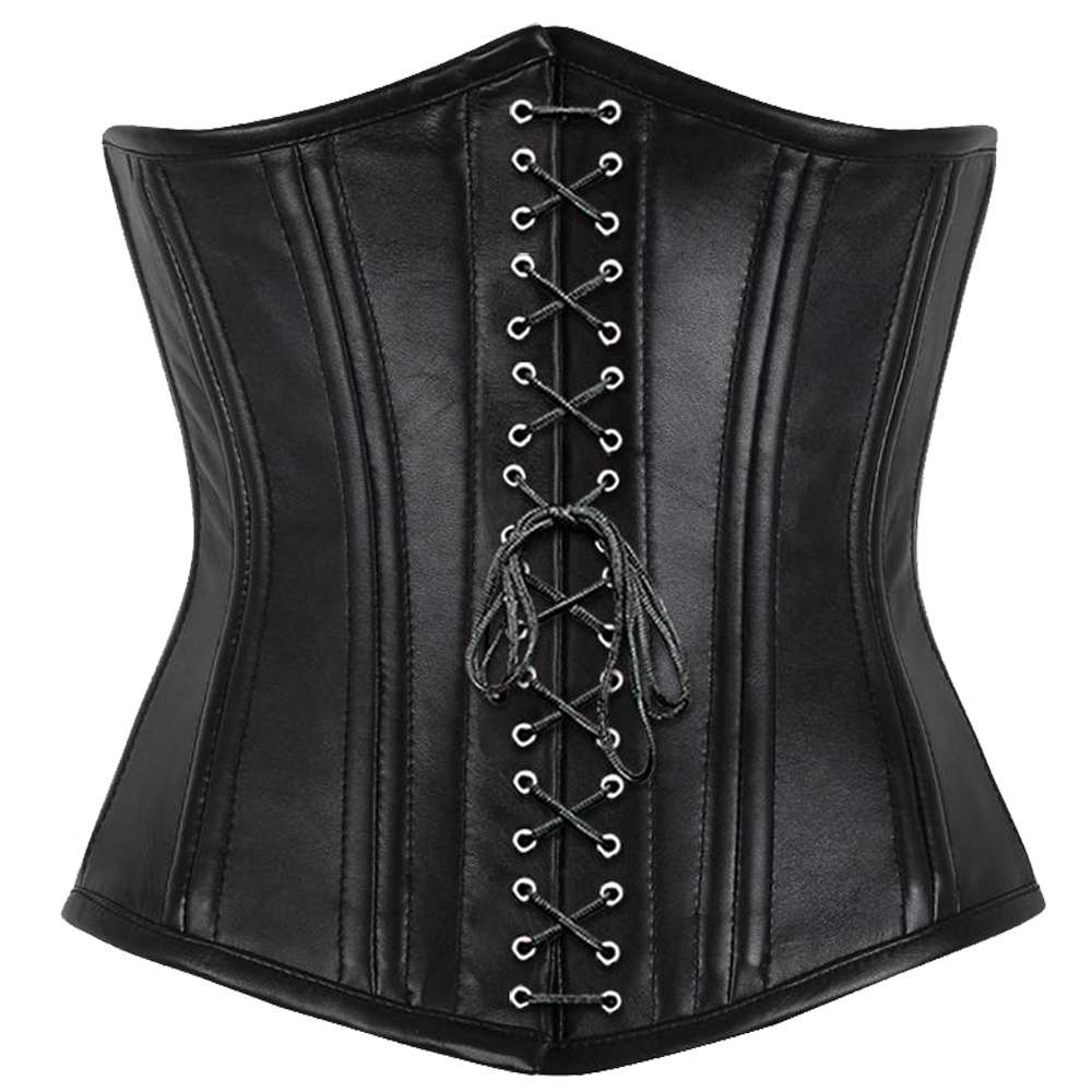 Women Underbust Longline Corset Waist Training Steel Boned Corset