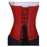 Women Sexy Underbust Corset Red Waist Training Clincher Corset