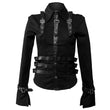 Women Gothic Black Wool Jacket Elegant and Stylish Outerwear for a Dark Aesthetic