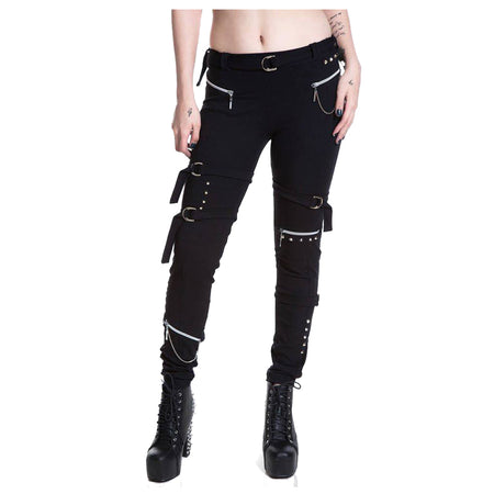 Women Rock &amp; Heavy Metal Biker Pants Women Gothic Pant