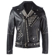 Men Black EMO Motorcycle Studded Leather Fashion Jacket - Alternative Gothic Dark Wear | Embrace Dark Aesthetic Men & Women Gothic Clothing