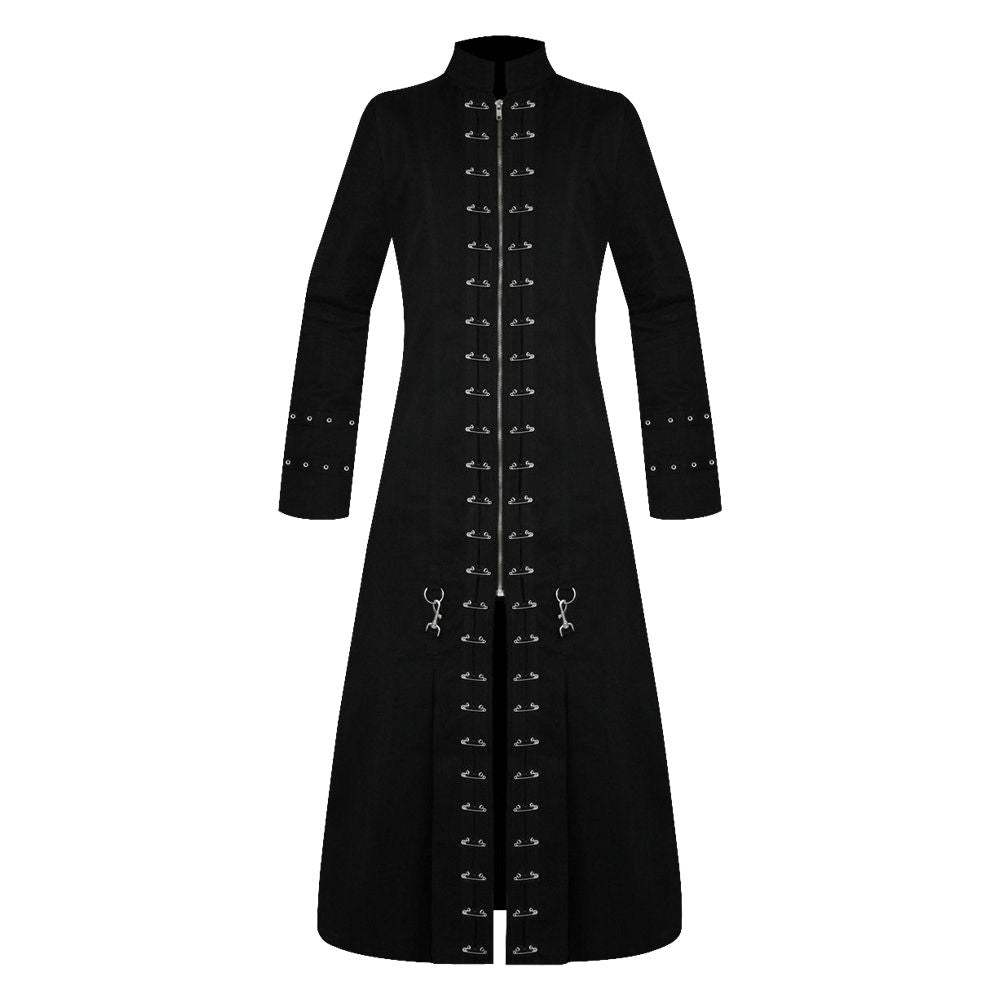 Handmade Long Coat Pinhead Vempire Trench Coat Cosplay Gothic Coat