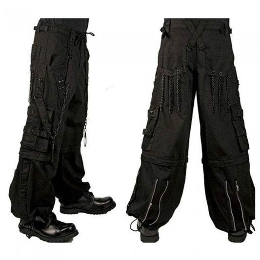 Men Gothic Pant Bondage Goth Steampunk Long Trouser Punk Emo Trouser - Alternative Gothic Dark Wear | Embrace Dark Aesthetic Men & Women Gothic Clothing