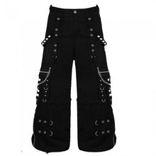 Load image into Gallery viewer, Men Gothic Pant Cyber Goth Trouser Bondage Shorts Pant
