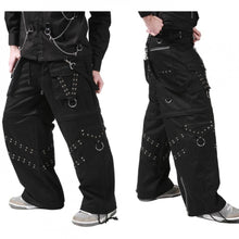 Load image into Gallery viewer, Men Gothic Trouser Bondage Cyber Trouser - Alternative Gothic Dark Wear | Embrace Dark Aesthetic Men &amp; Women Gothic Clothing
