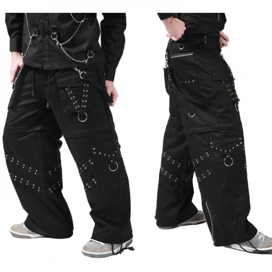 Men Gothic Trouser Bondage Cyber Trouser - Alternative Gothic Dark Wear | Embrace Dark Aesthetic Men & Women Gothic Clothing