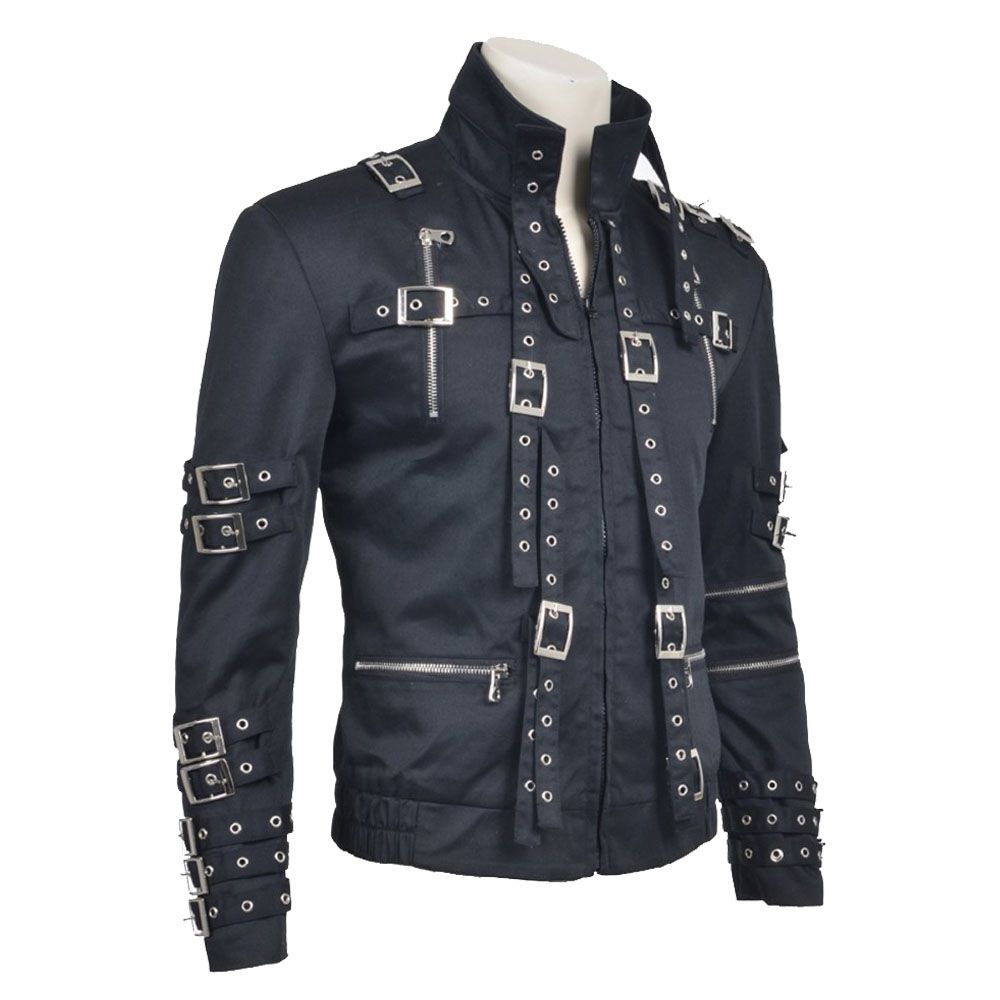 Men Black Mj Jacket Cosplay Costume Michael Jackson Jacket - Alternative Gothic Dark Wear | Embrace Dark Aesthetic Men & Women Gothic Clothing