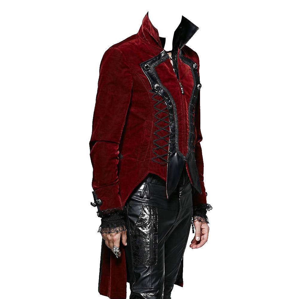 Mens Tailcoat Steampunk Vampire Wedding Tailcoat