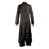 Mens Gothic Pinhead Hell Raiser Vampire Mens Trench Long Coat