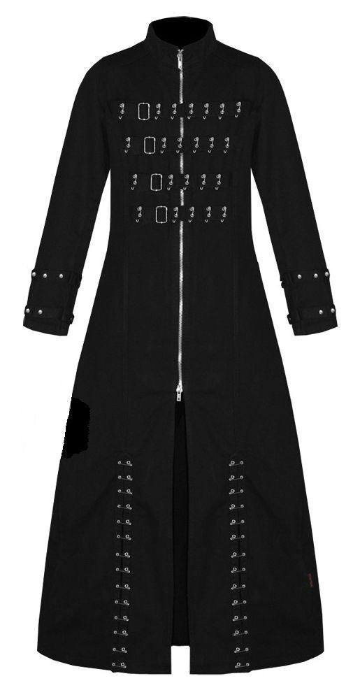 Mens Gothic Pinhead Hell Raiser Vampire Mens Trench Long Coat