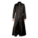 Mens Gothic Pinhead Hell Raiser Vampire Mens Trench Long Coat