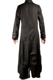 Mens Gothic Pinhead Hell Raiser Vampire Mens Trench Long Coat