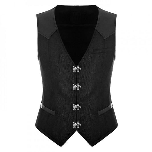 Men Gothic Vest Halloween Mans fashion vest, Mens Vest Waistcoat Black Gothic Steampunk Victorian Vest - Alternative Gothic Dark Wear | Embrace Dark Aesthetic Men & Women Gothic Clothing