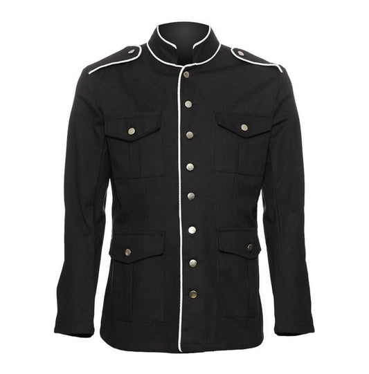 Men Officer Jacket Band Parade Rocket Army Coat Jacket