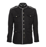 Men Officer Jacket Band Parade Rocket Army Coat Jacket
