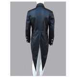 Steampunk Gothic Vintage Men Gothic Genuine Leather Tailcoat - Alternative Gothic Dark Wear | Embrace Dark Aesthetic Men & Women Gothic Clothing