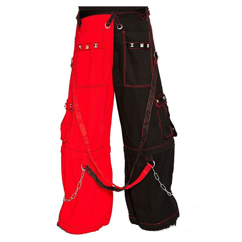 Men Gothic Bondage Pant Chain Goth Techno Punk Rock Gothic Pants