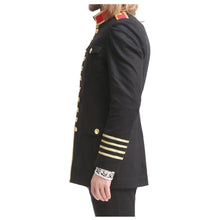 Load image into Gallery viewer, Handmade Men US Navy uniform Gold Buttons Double Breasted Vintage Coat
